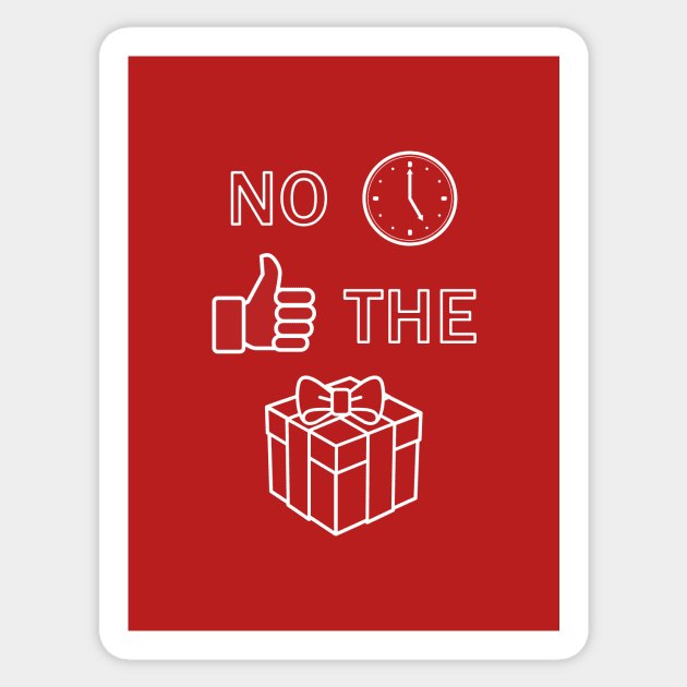 No Time Like the Present Sticker by andyjhunter